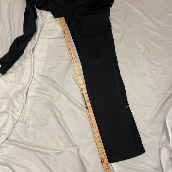 Athleta Womens Medium Run About Yoga Pants Bootcut Black 905874 - Picture 10 of 14